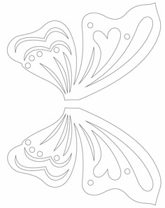 molde de borboleta meia asa