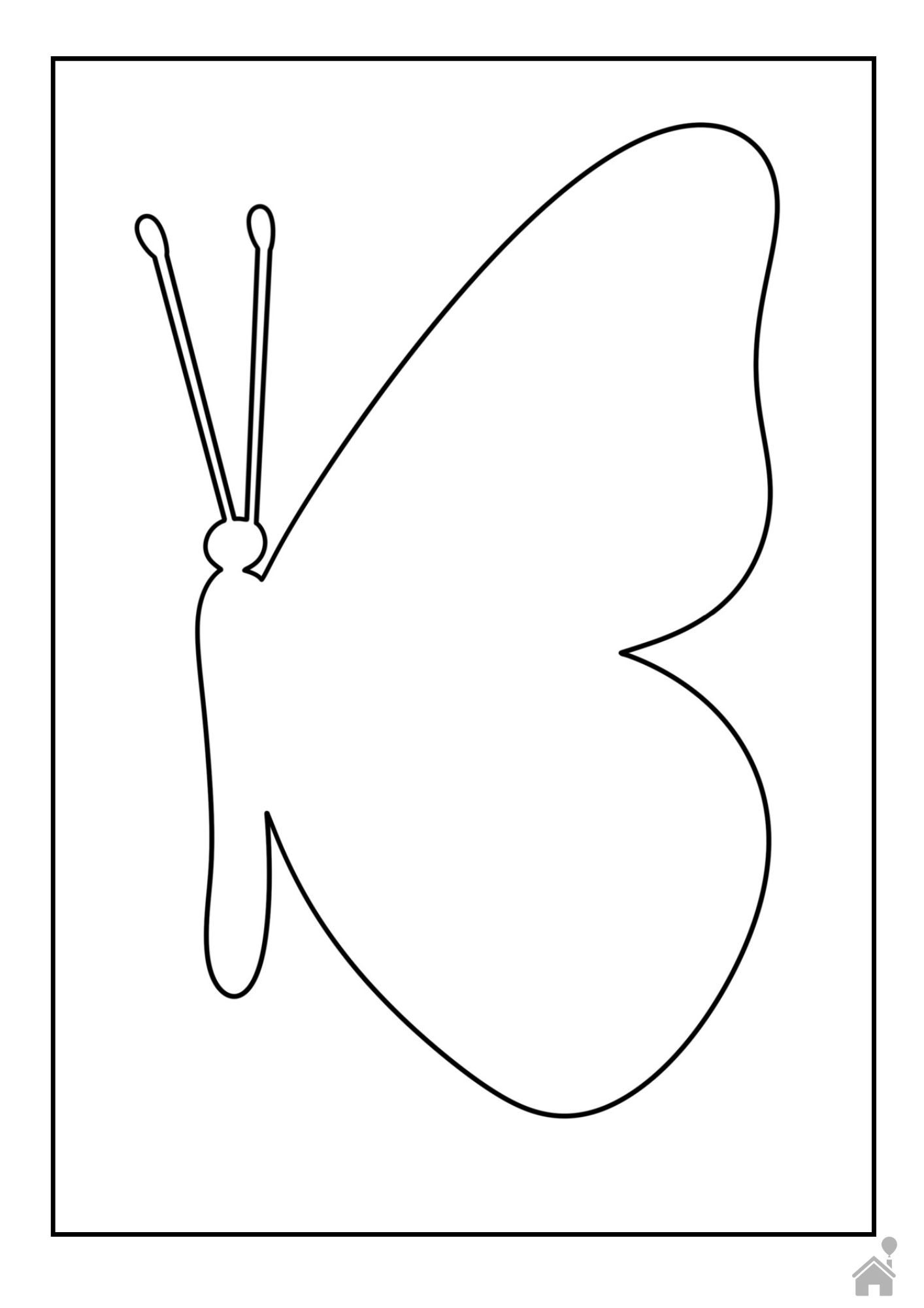 molde borboleta laço