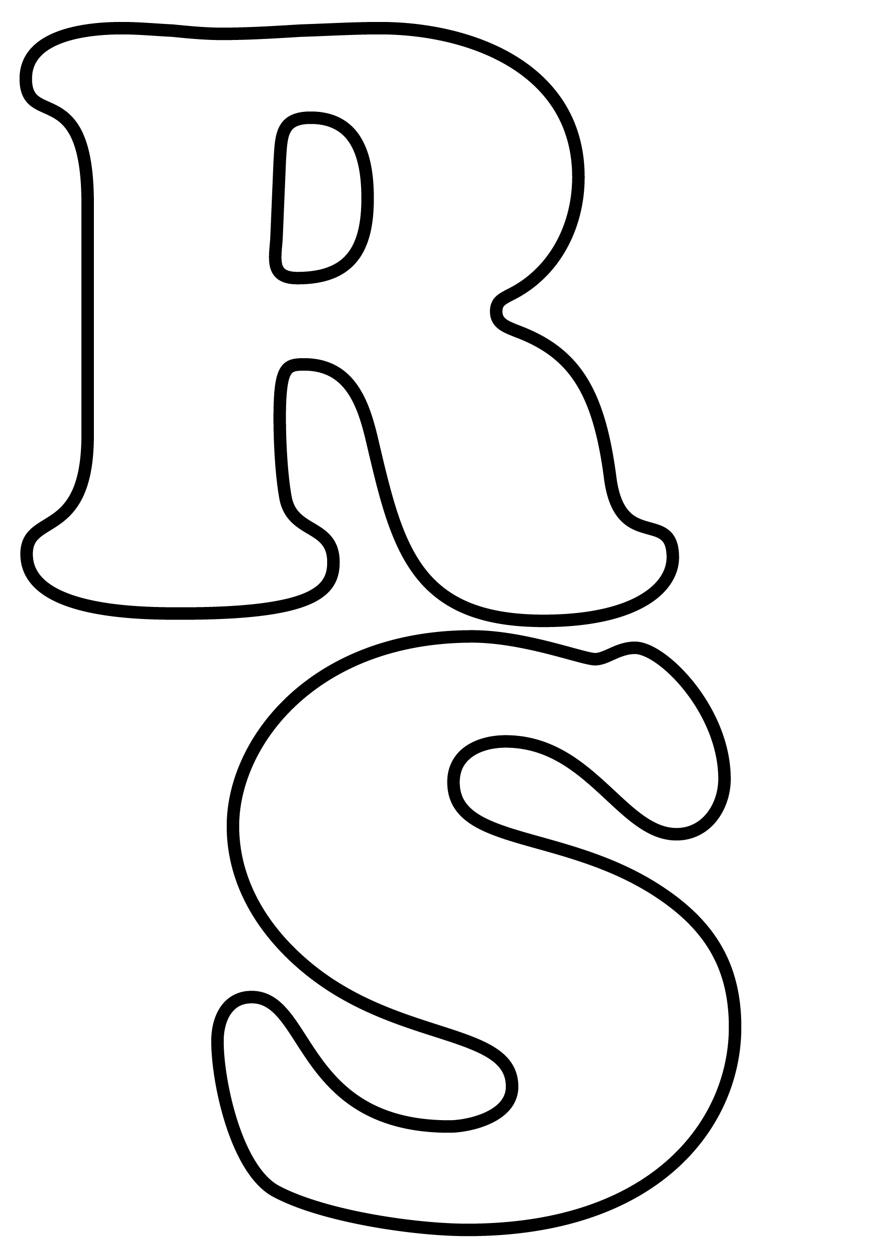 molde de letras cursivas