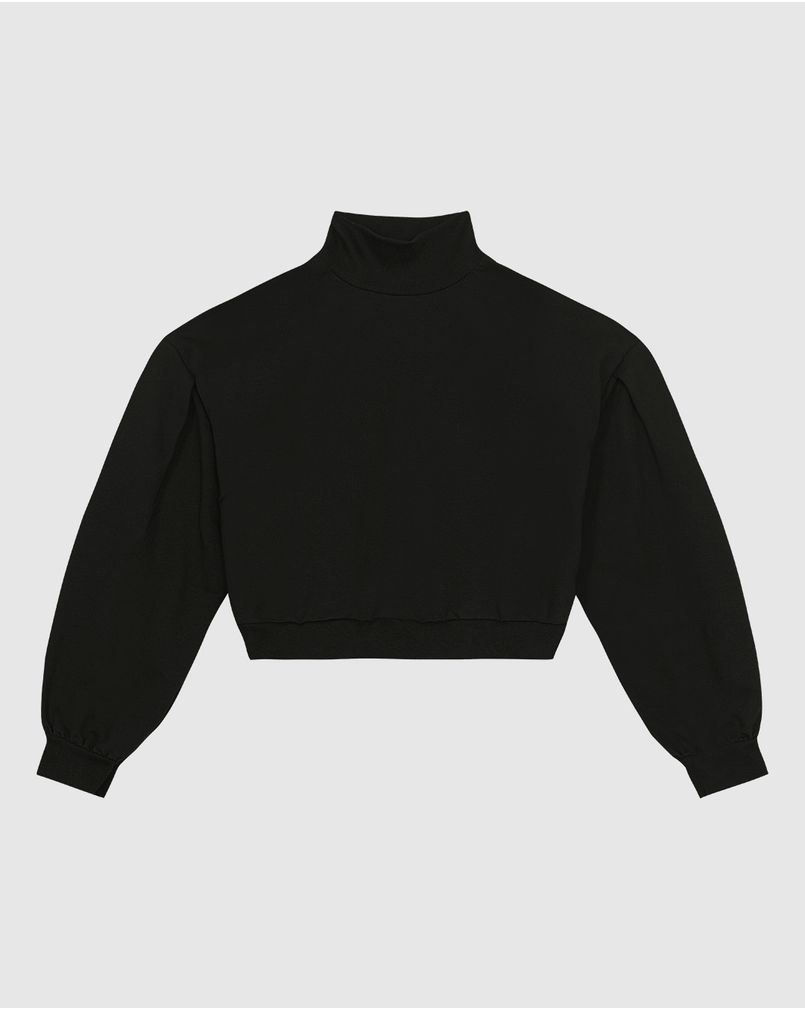 moletom cropped feminino sem capuz