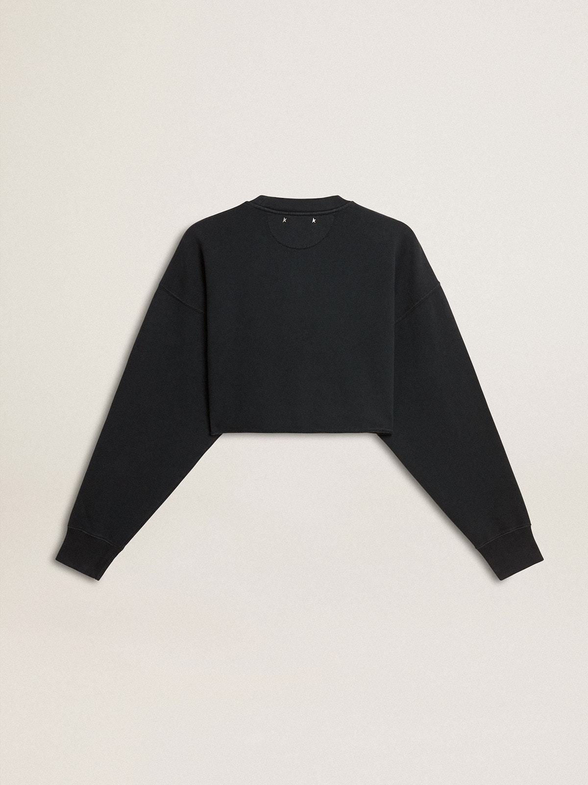 moletom cropped feminino gola alta