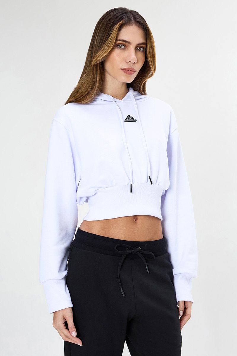moletom cropped feminino com zíper