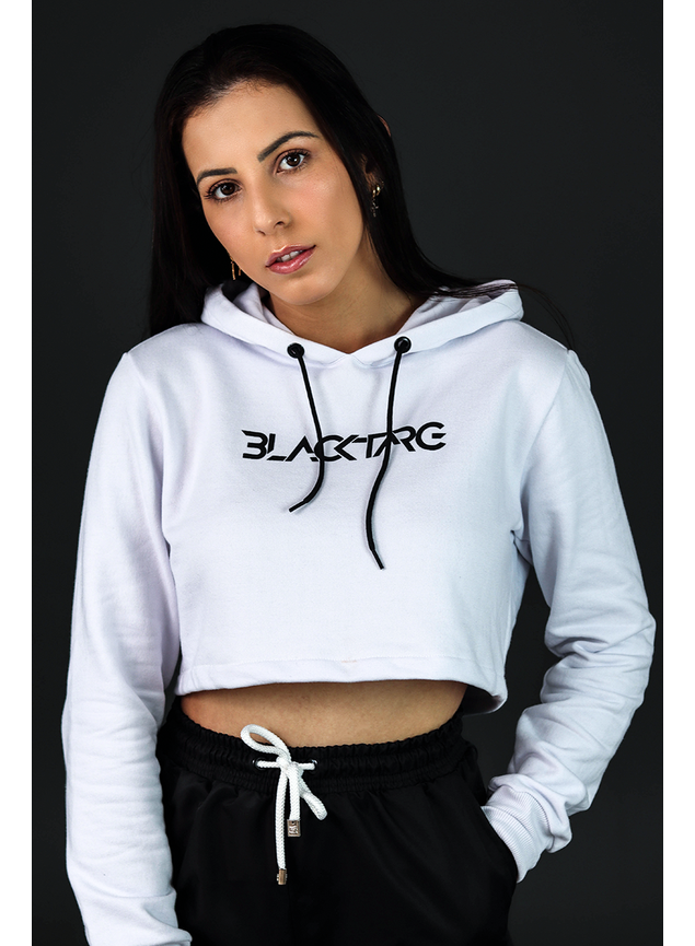 moletom cropped feminino justo