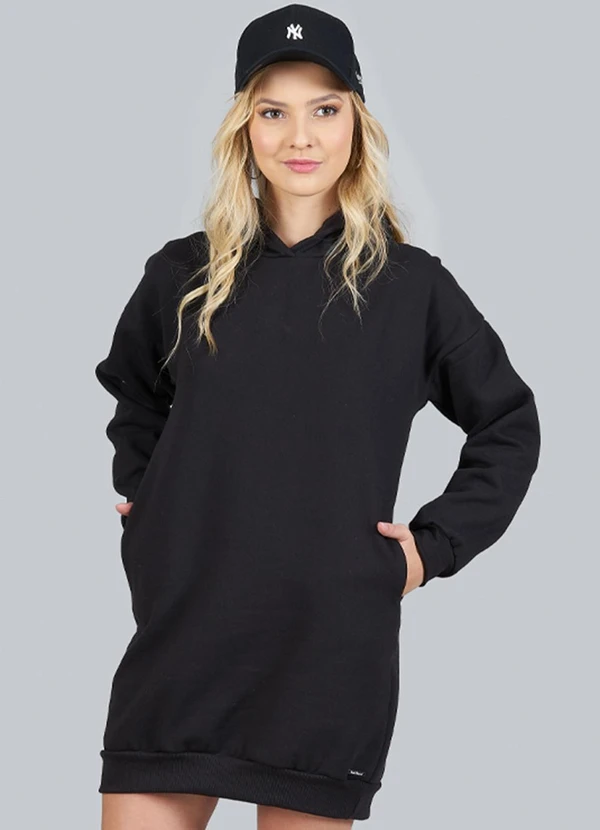 moletom feminino oversized com capuz