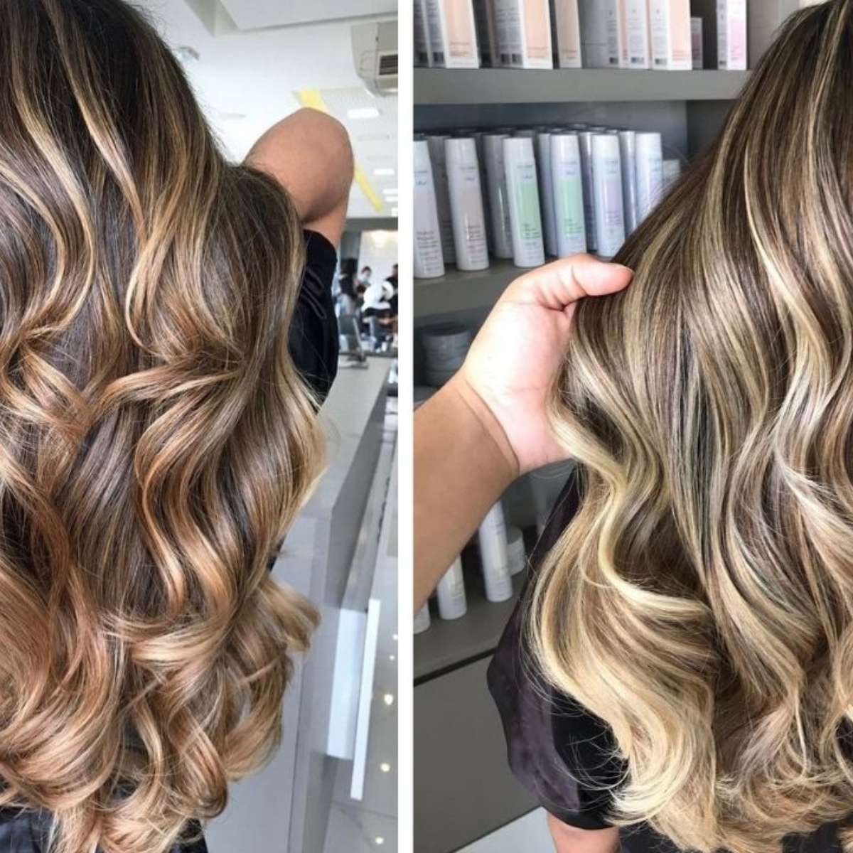 mechas iluminadas para morenas