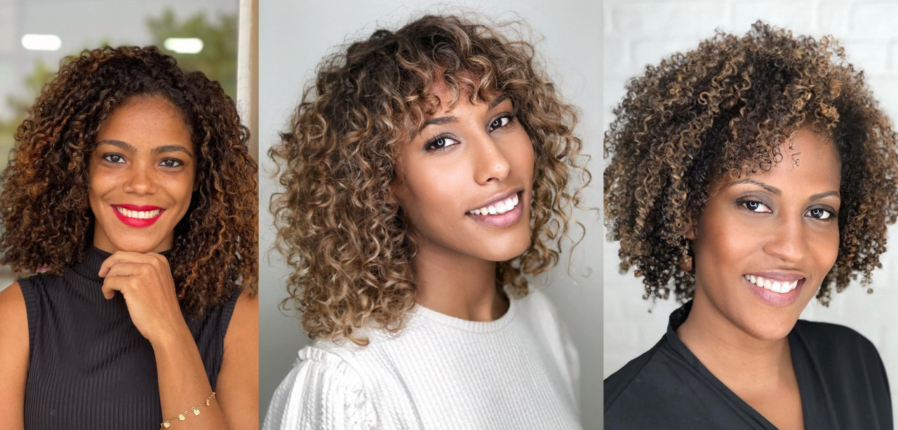 iluminação capilar cabelo preto