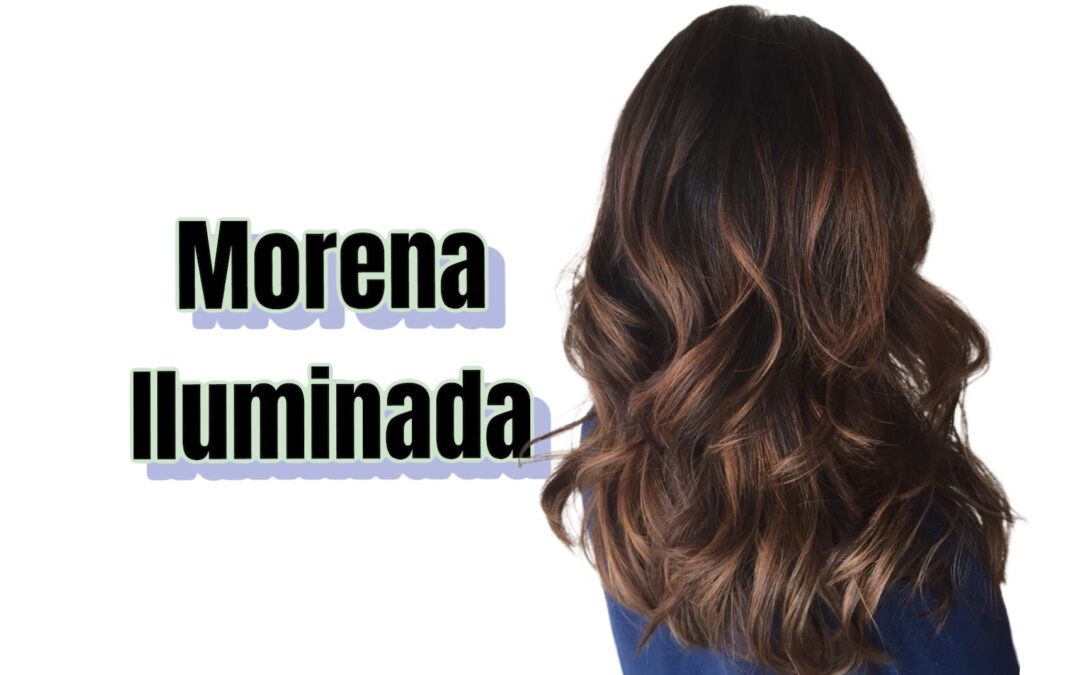 cabelo preto com luzes