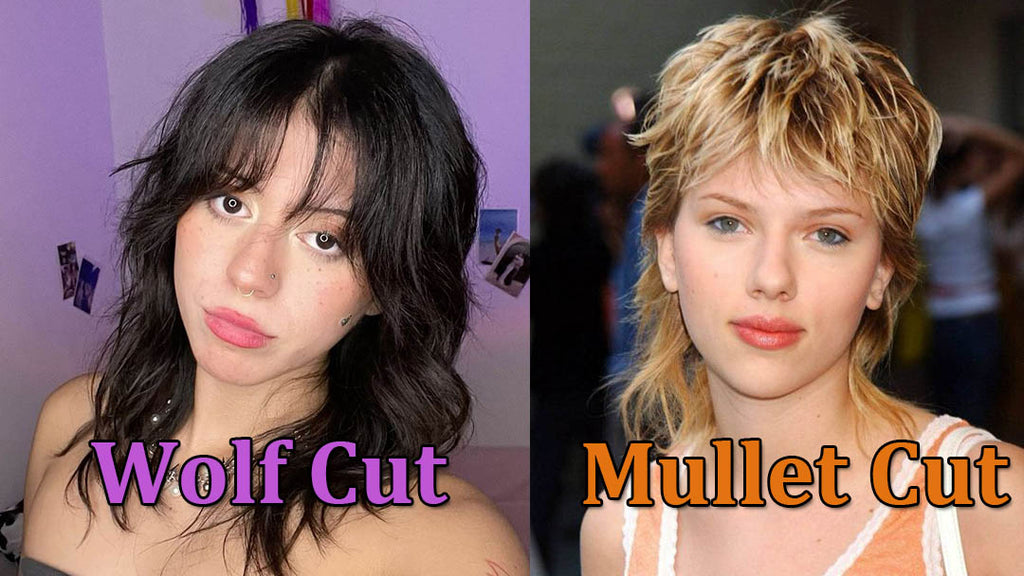 diferença entre mullet e wolf cut