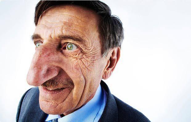 nariz torto