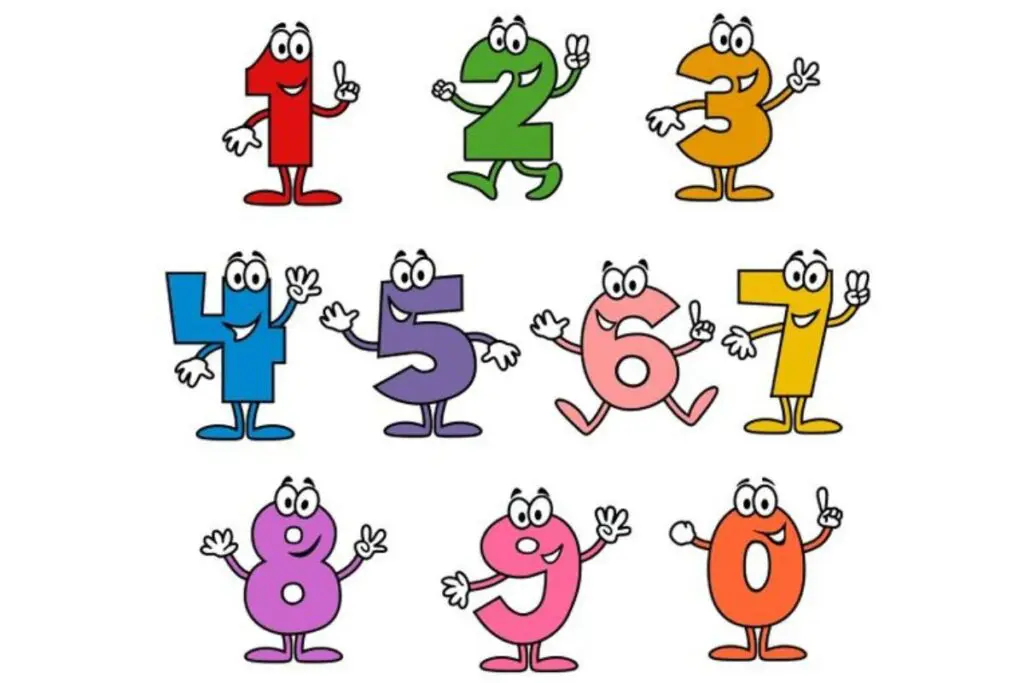 desenhos de números coloridos para imprimir
