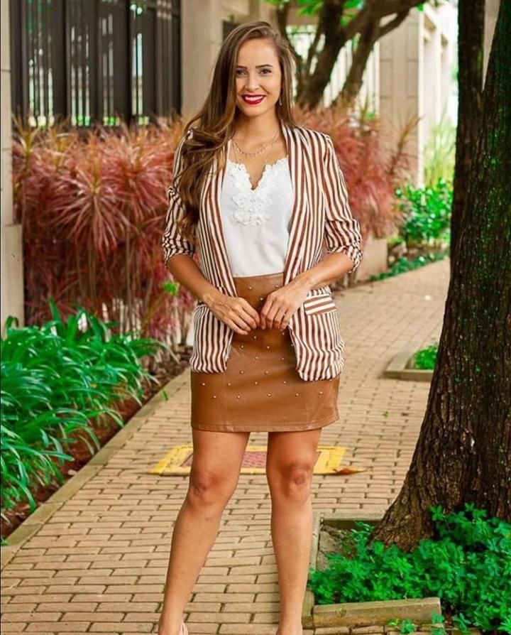 blazer marrom café looks