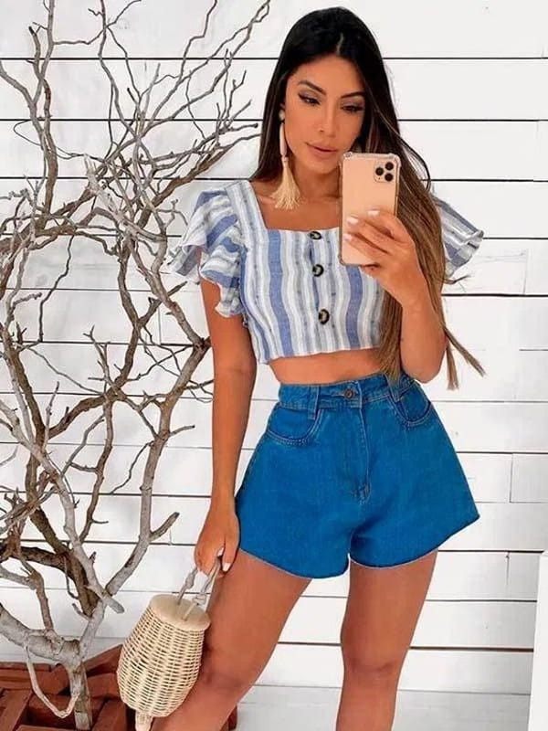 como usar shorts godê