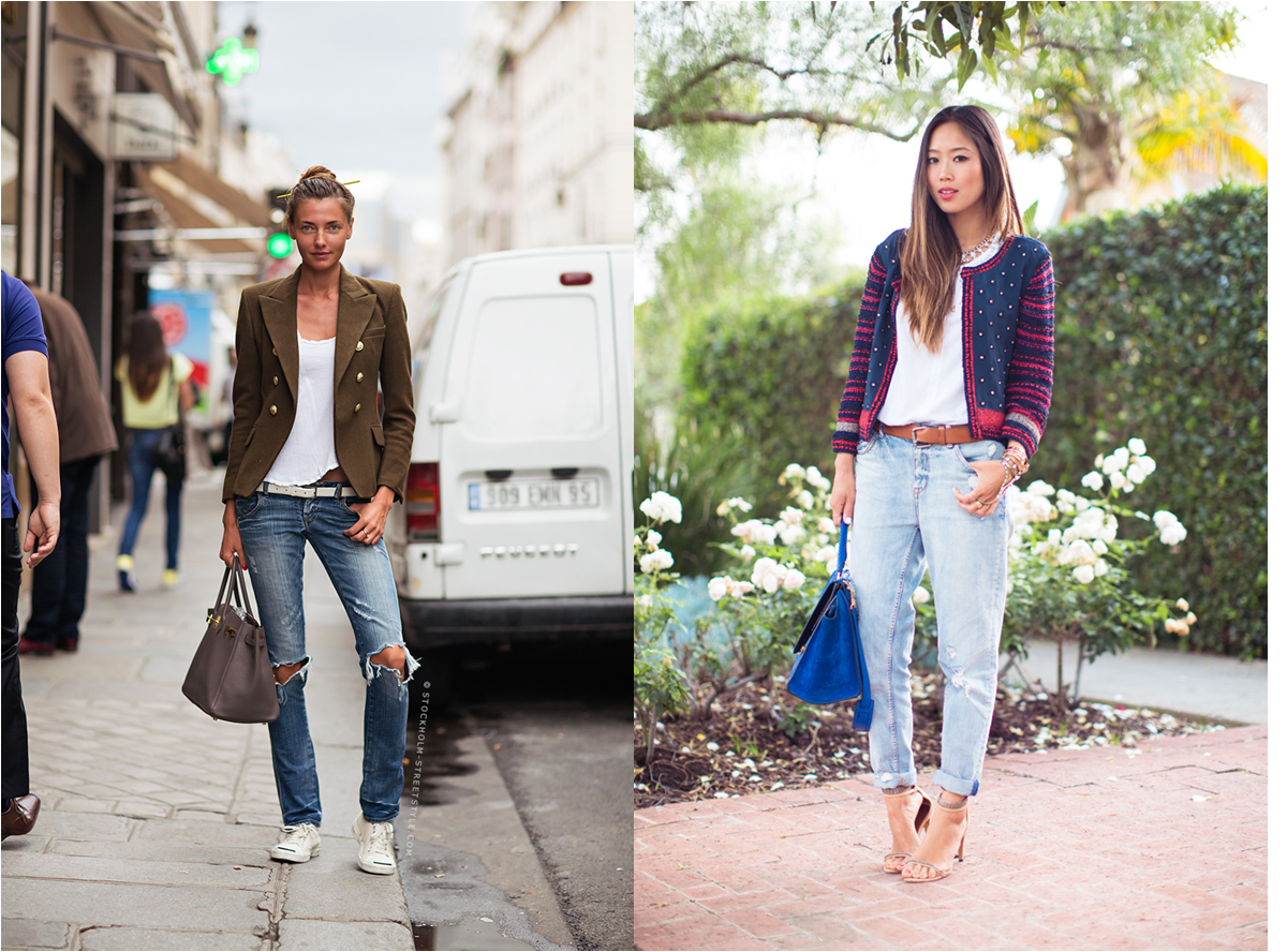 como usar calça jeans rasgada