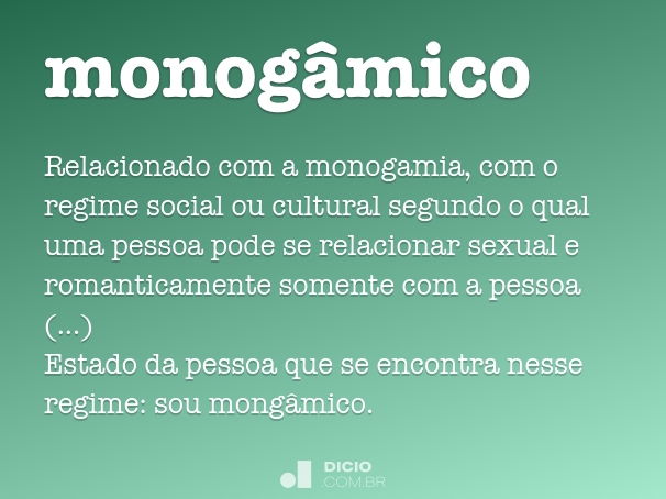 o que é monogamia
