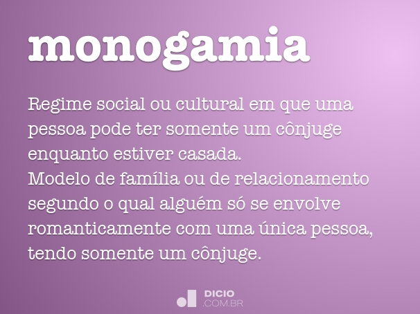 relacionamento monogâmico