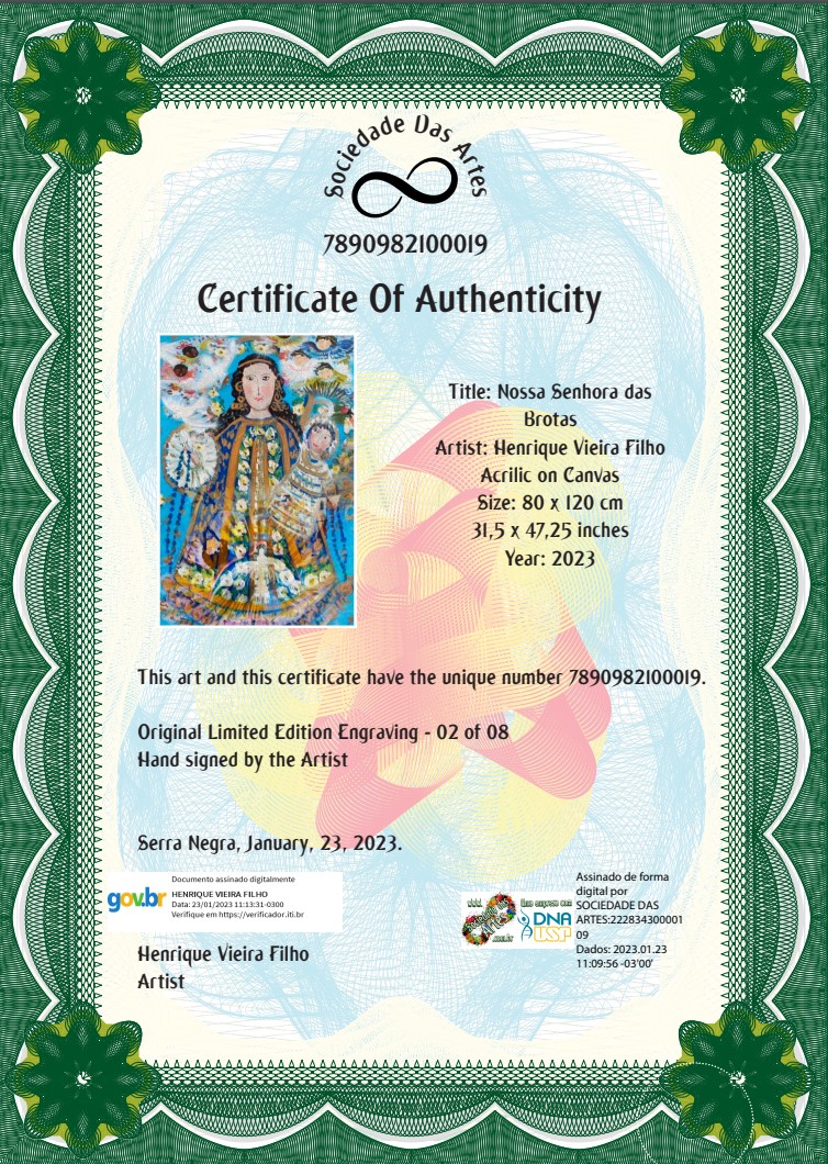 certificado digital de luxo