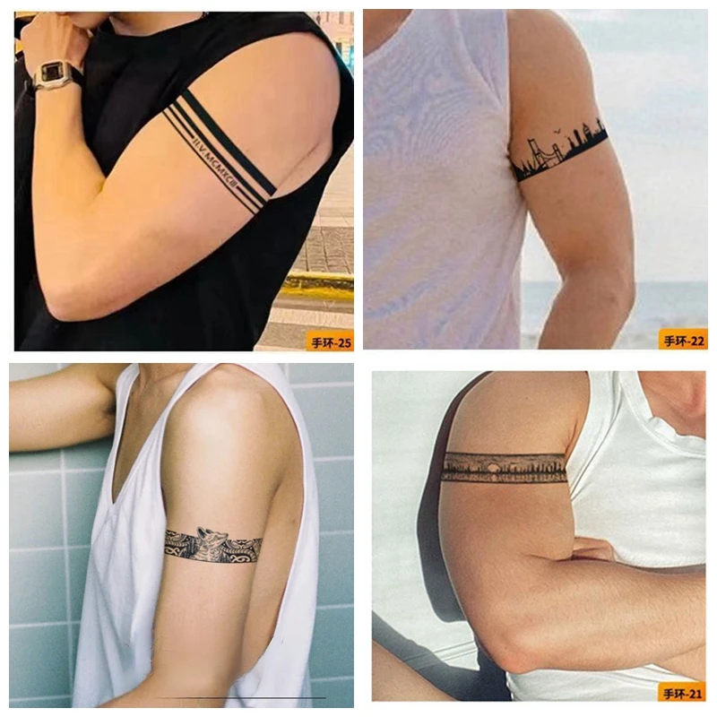 faixa preta no braço tatuagem