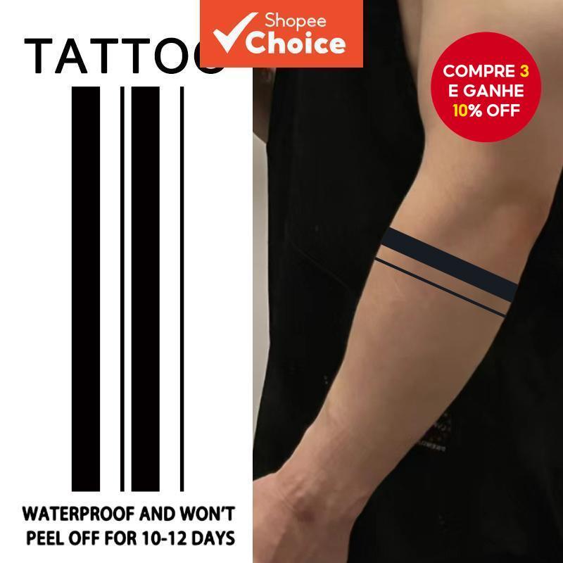 significado tatuagem duas linhas braço