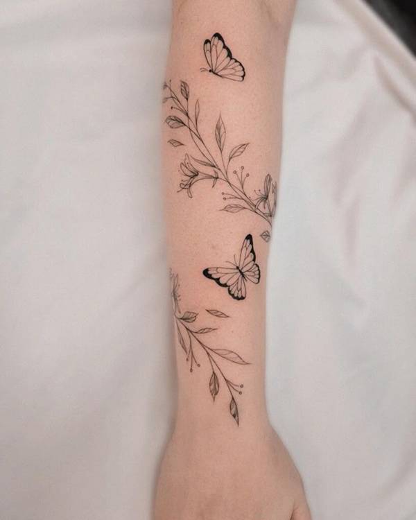 tatuagem dualidade braço