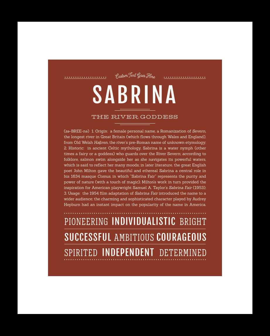O Significado do Nome Sabrina: Lenda Celta, Personalidade e Origem