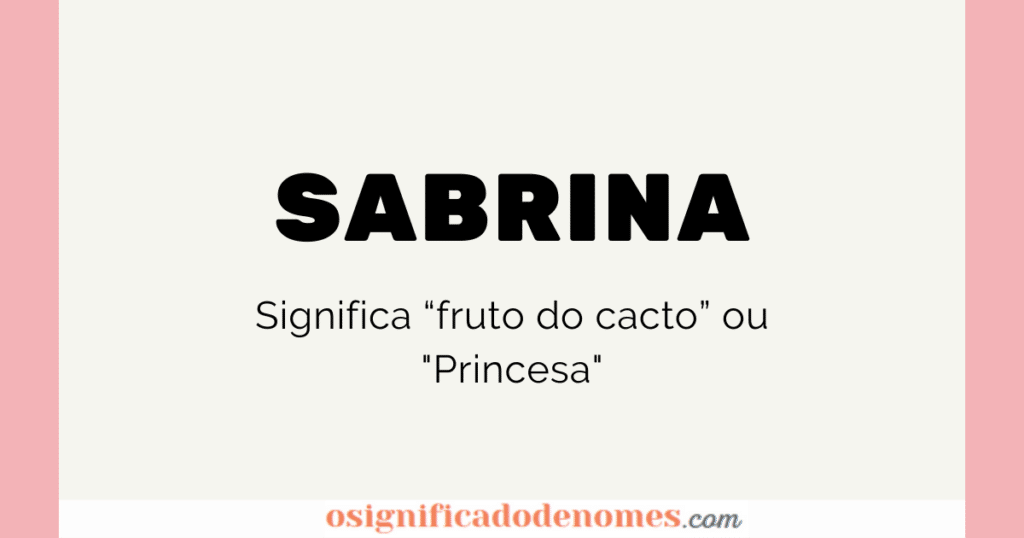 princesa sabrina significado