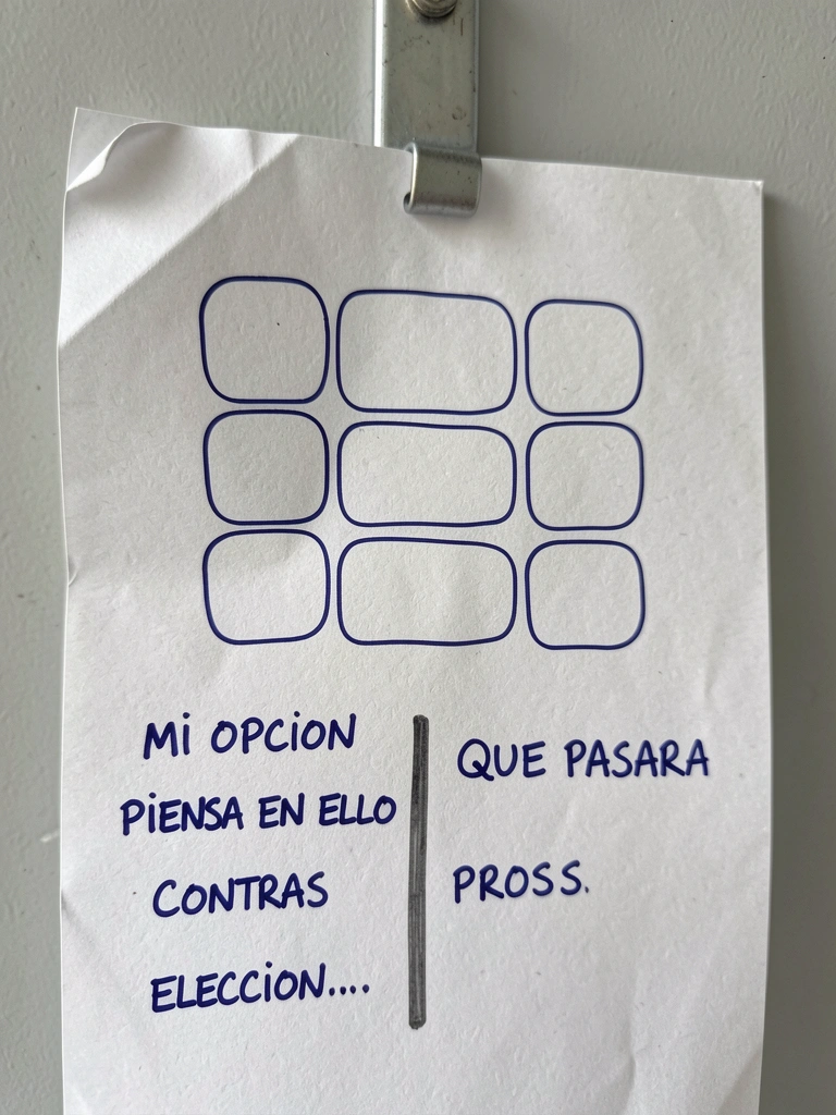 Suporte de metal pendurado na parede, vazio.