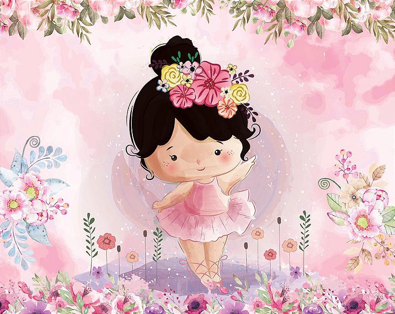 Painel bailarina redondo