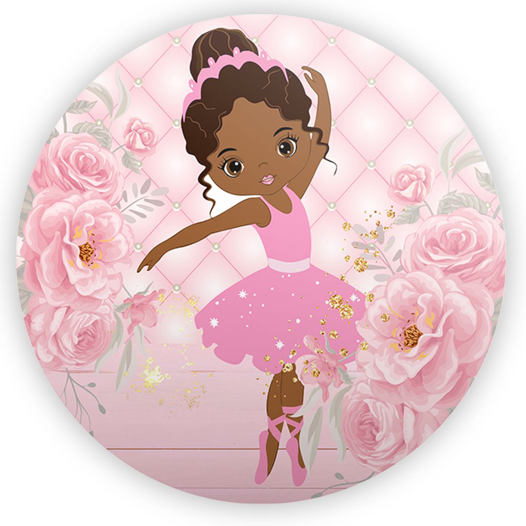 Painel bailarina floral
