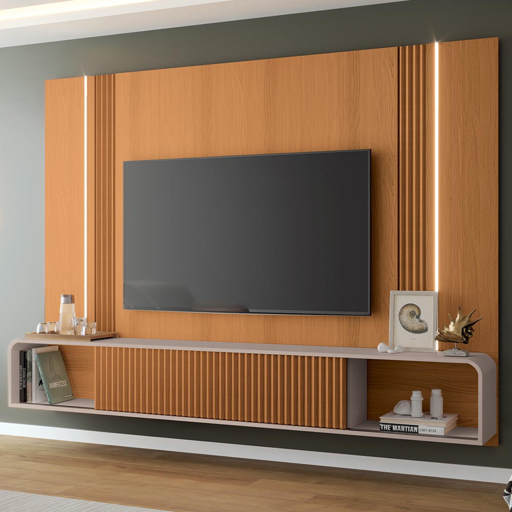 painel de tv para sala planejado