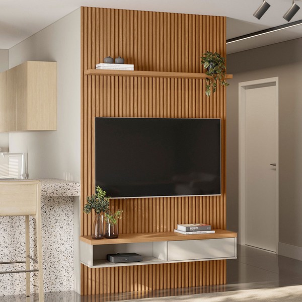 ideias painel tv planejado