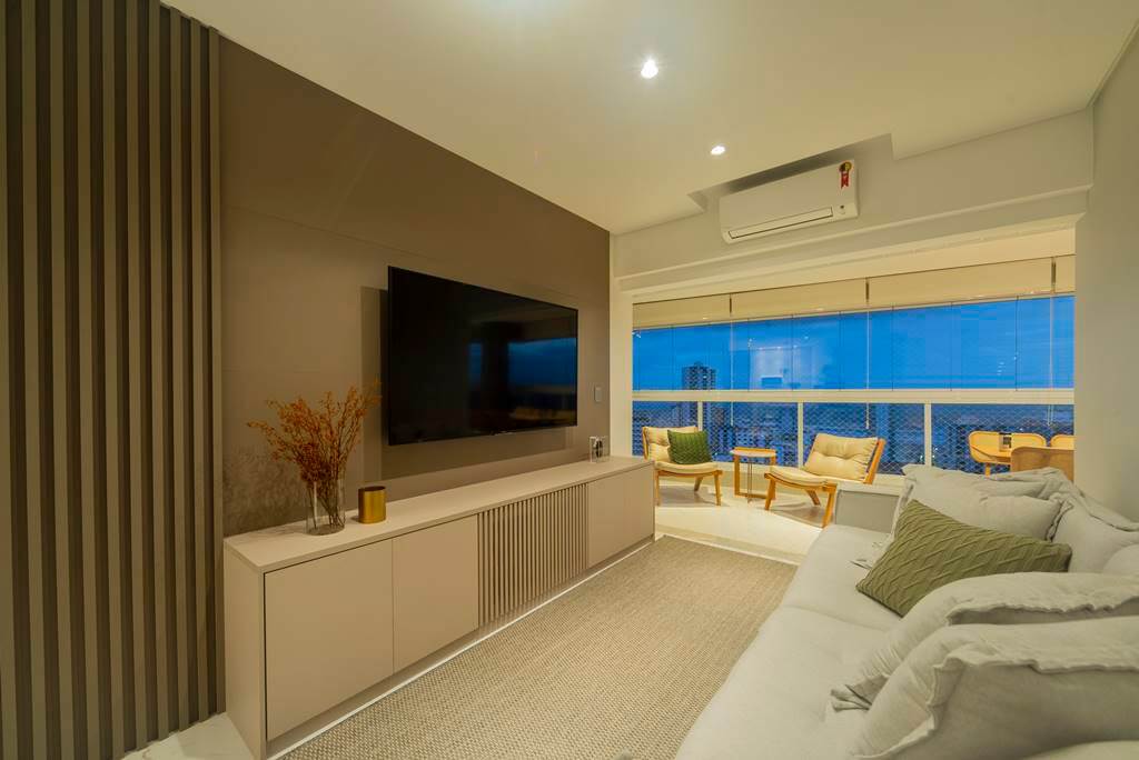 painel de tv moderno planejado