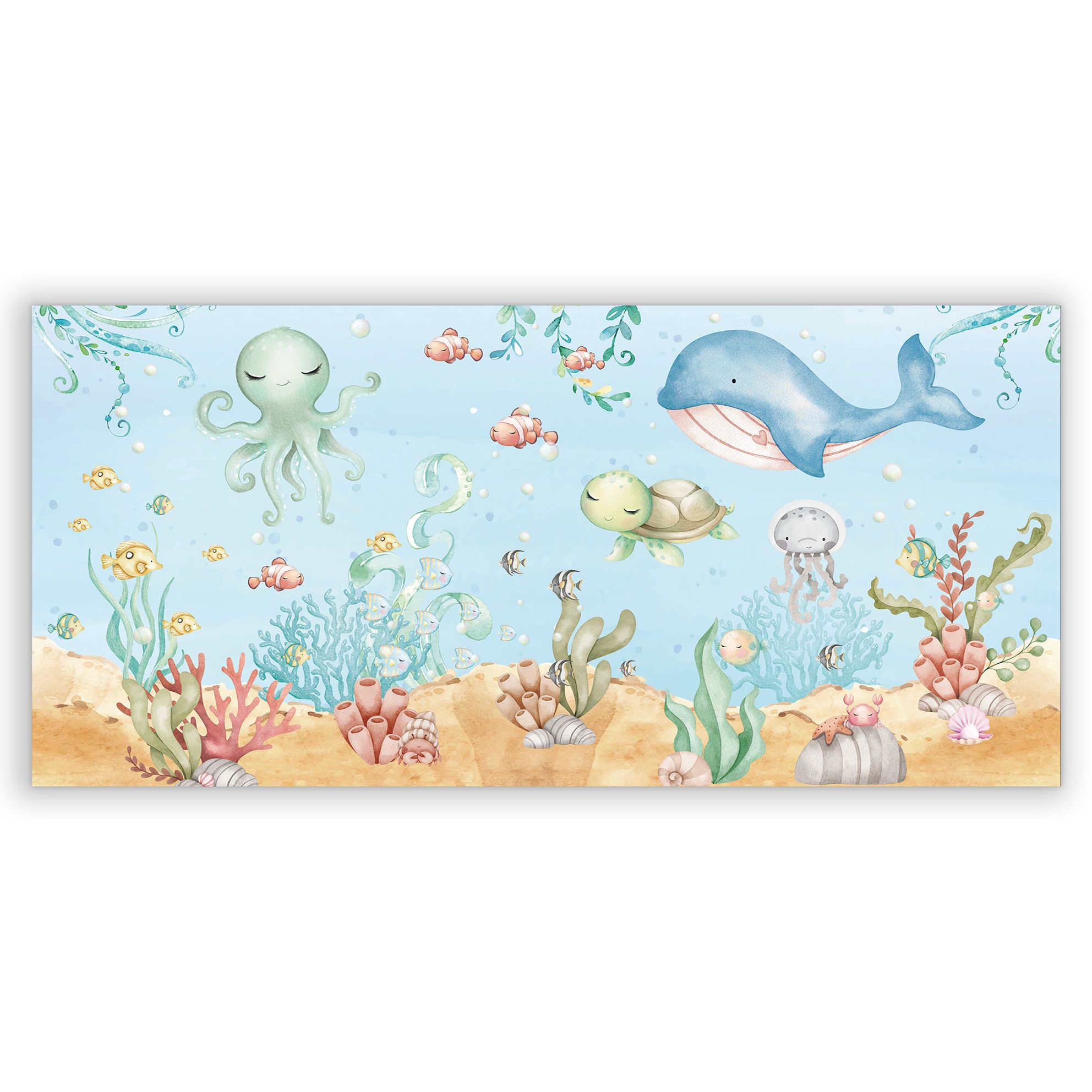 como fazer painel fundo do mar em E.V.A.