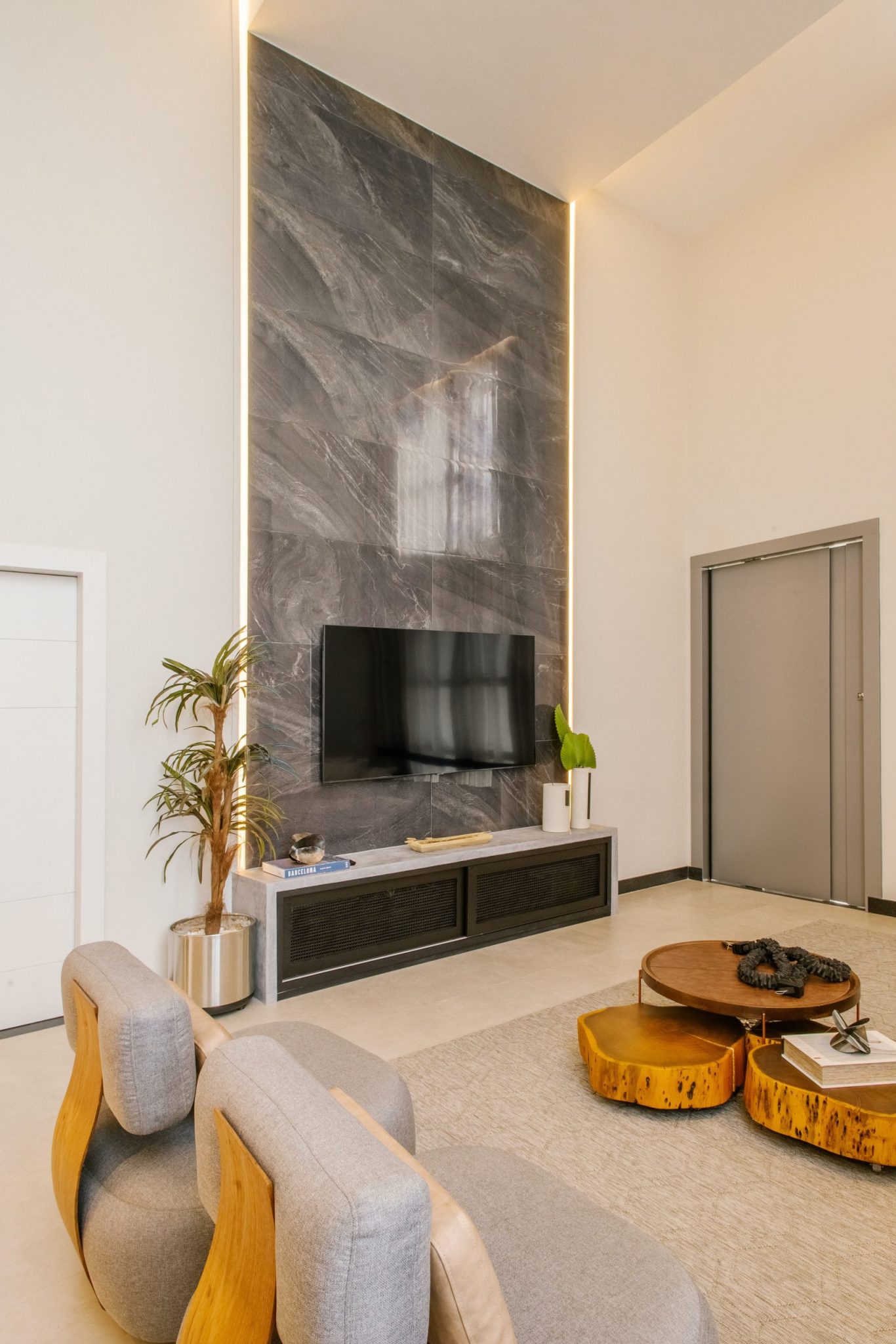 painel ripado para sala