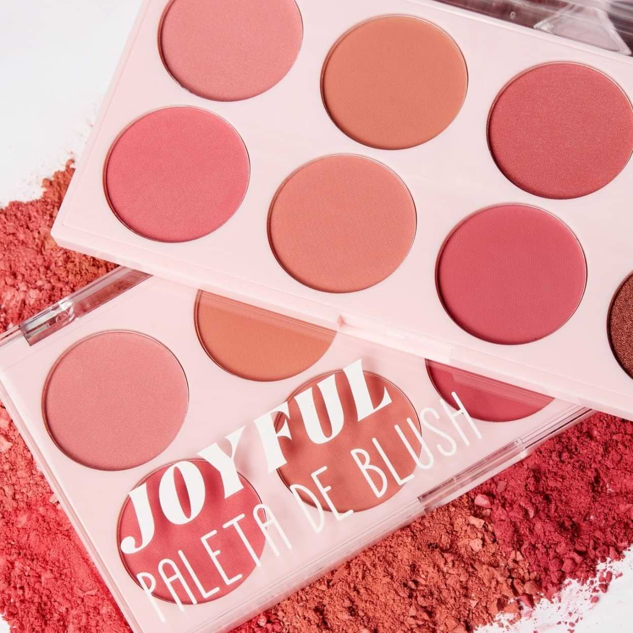 paleta de blush para pele clara/média/escura