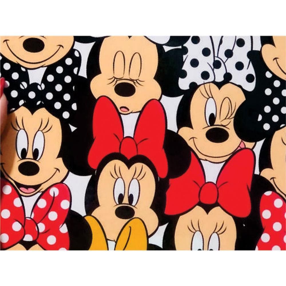 papel de parede Minnie autocolante