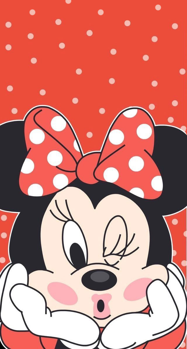 papel de parede Minnie personalizado
