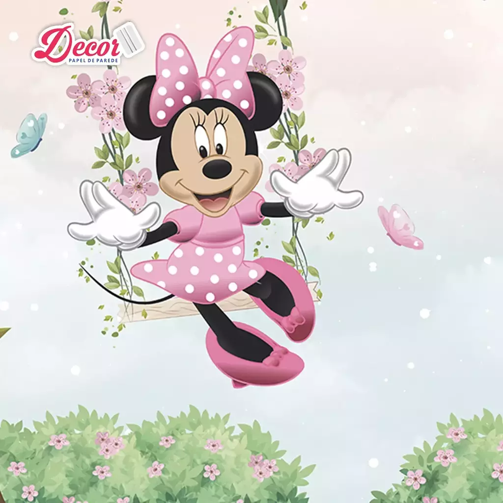papel de parede Minnie digital