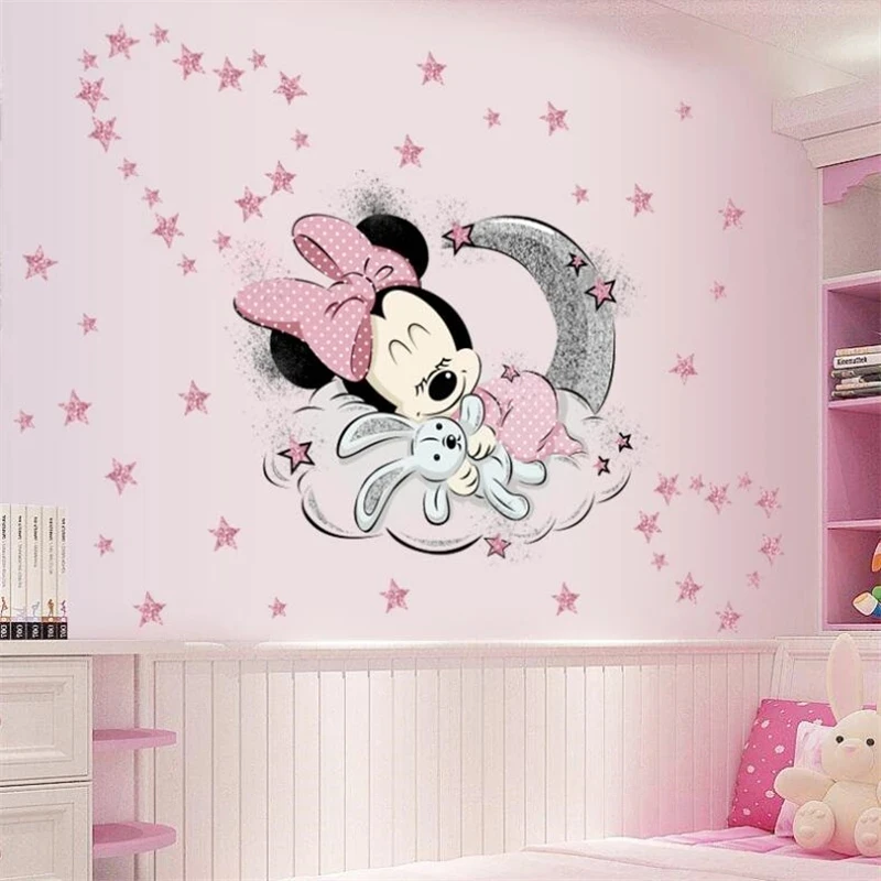 papel de parede Minnie e Mickey