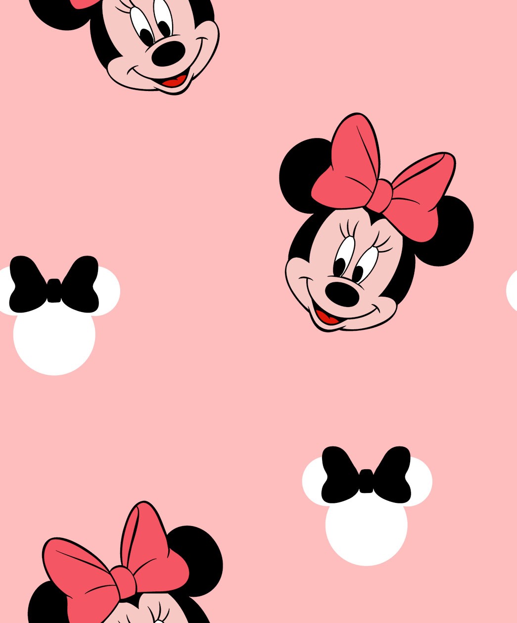 papel de parede Minnie autocolante