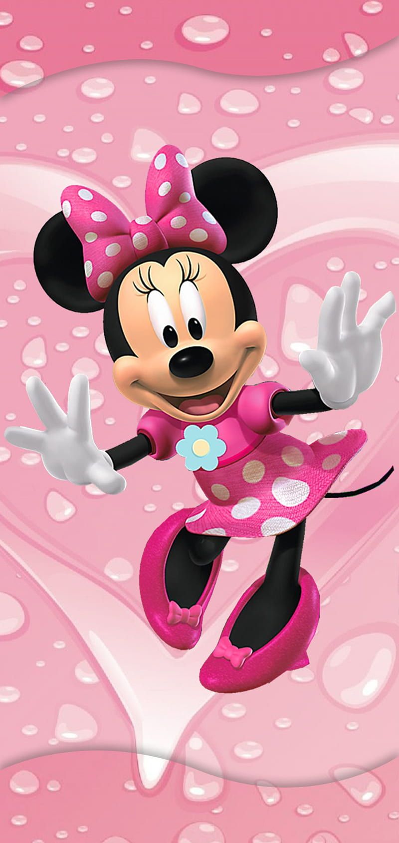 papel de parede Minnie personalizado