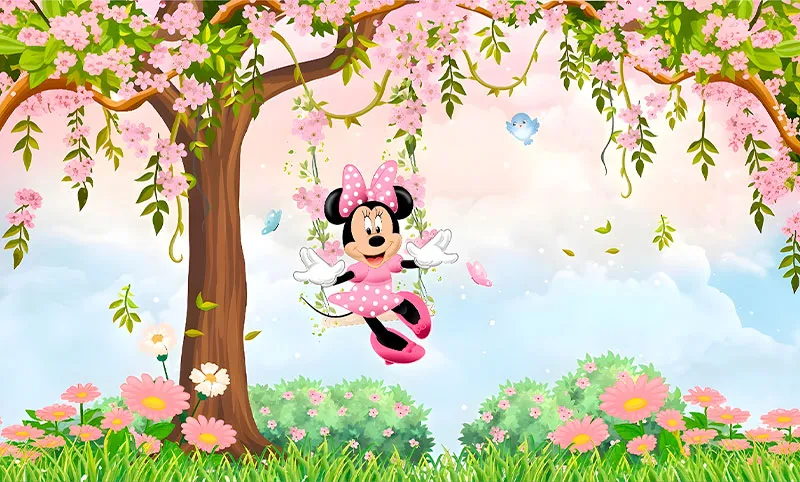 papel de parede Minnie digital