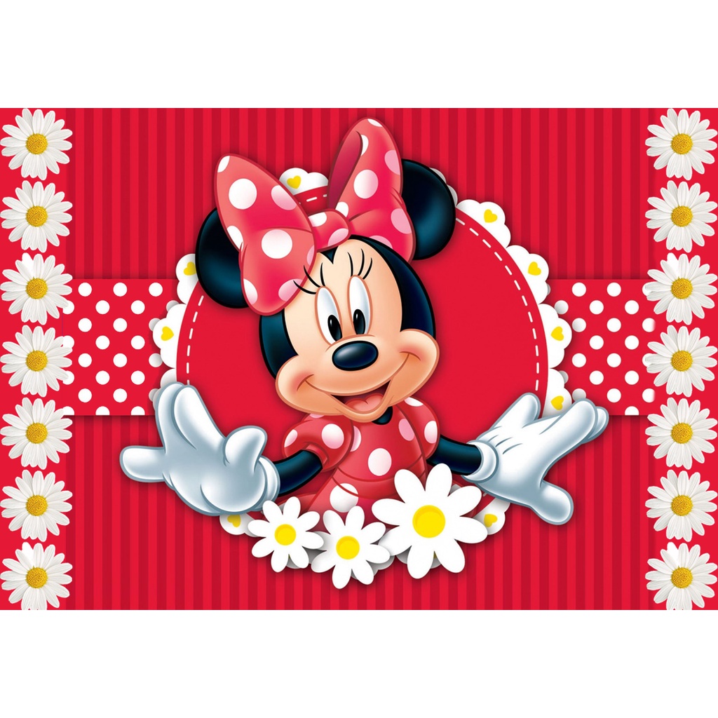 papel de parede Minnie e Mickey