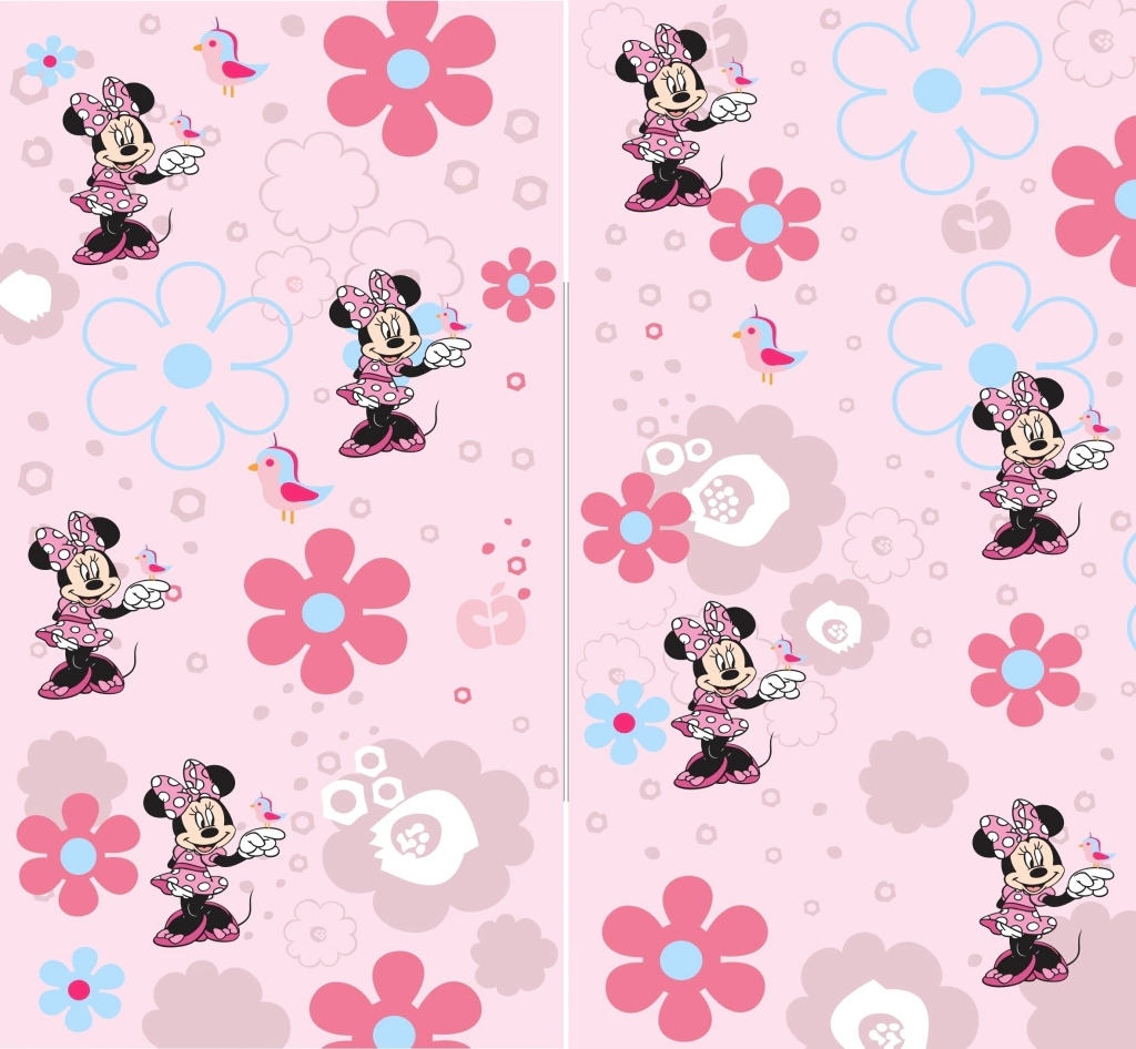 papel de parede Minnie decorativo