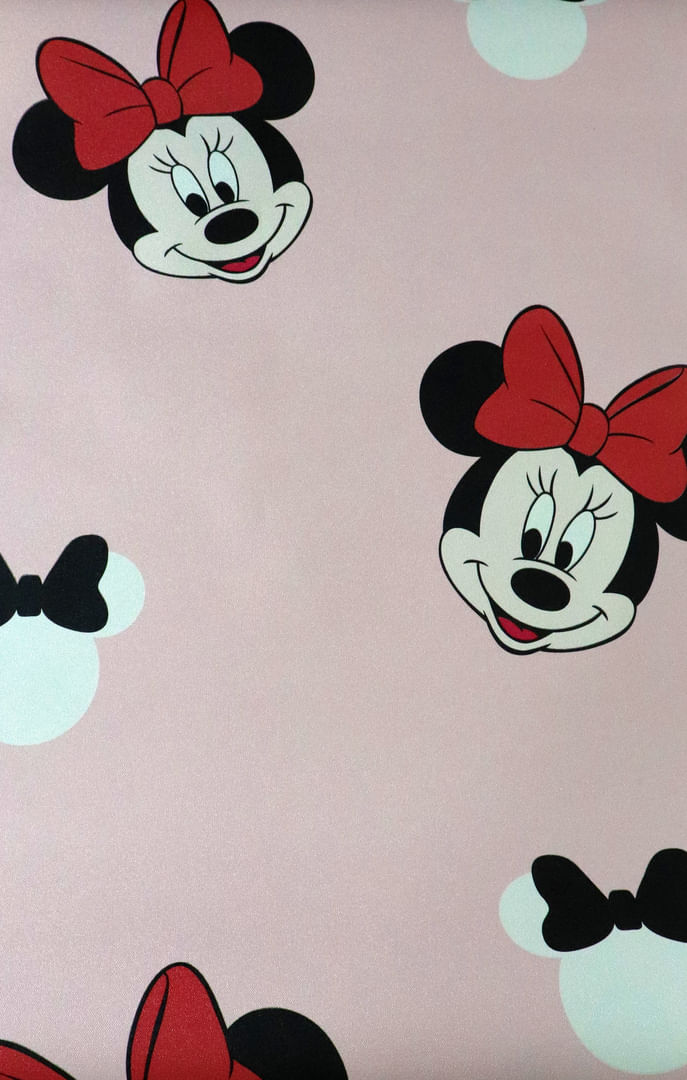 papel de parede Minnie infantil
