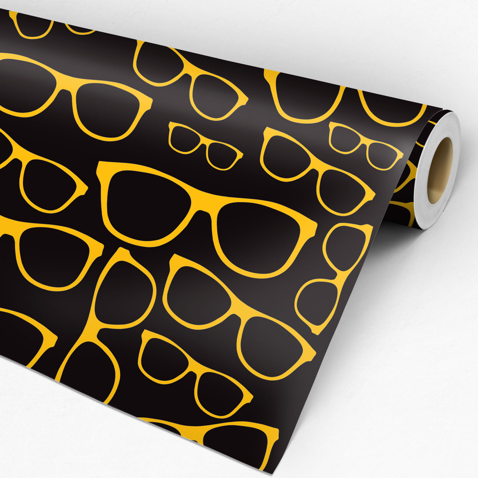 papel de parede mármore preto