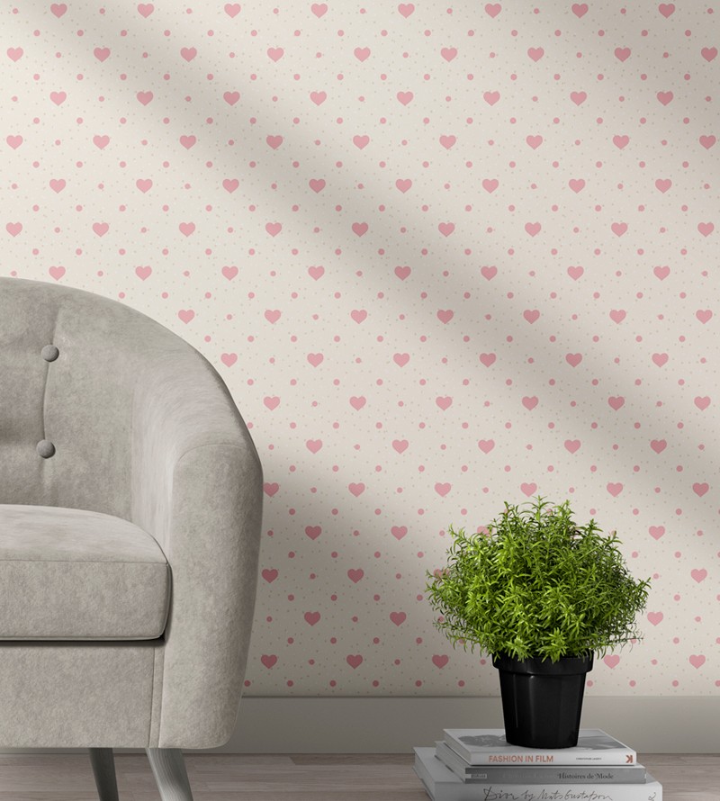 papel de parede rosa romântico