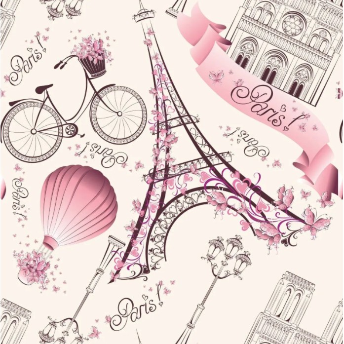 papel de parede rosa claro