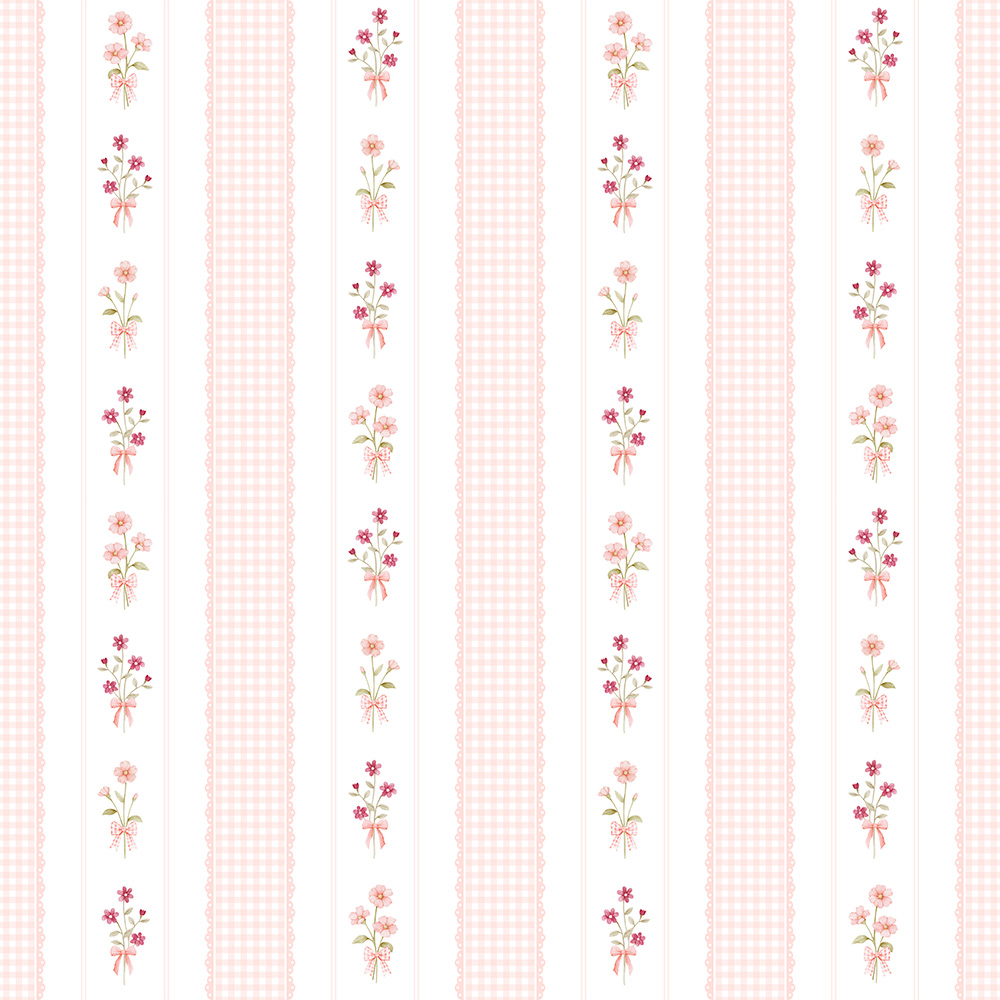 papel de parede rosa lavável