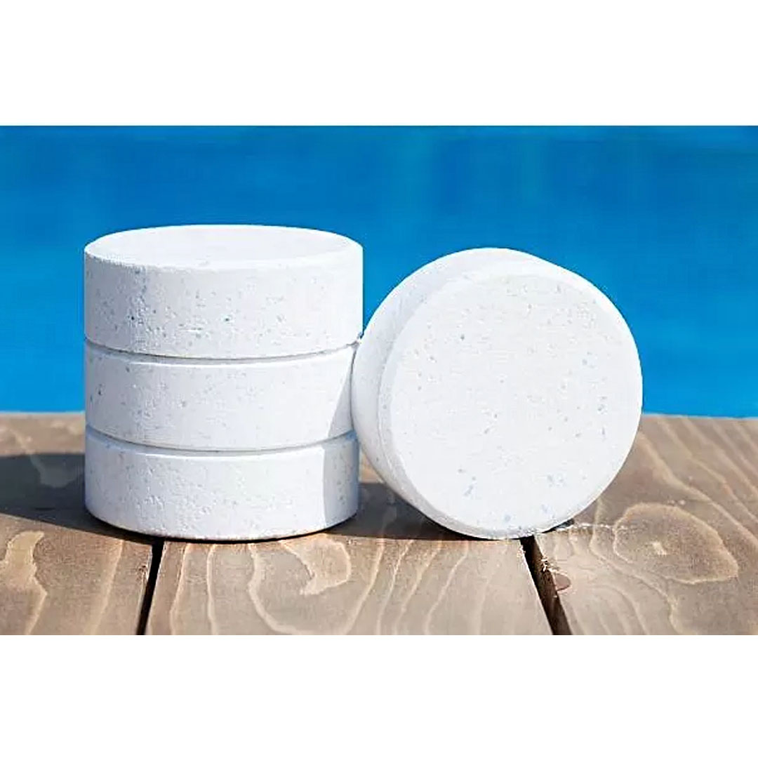 pastilha de cloro para piscina de plastico