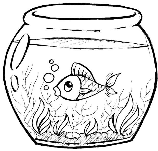 atividade de pintura de peixe